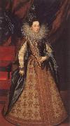 POURBUS, Frans the Younger Margarita of Savoy,Duchess of Mantua oil painting